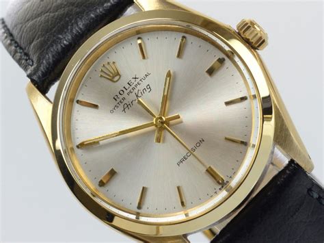 rolex oyster perpetual air king precision gold|Rolex Air-King price guide.